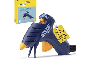 Rapid EG Point Sladdlös limpistol för pyssel och DIY | Precisionsmunstycke | 7 mm limstift