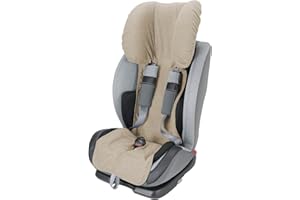 baby idea Autositzbezug 9/36 und 15/36 kg aus 100% doppeltem Baumwollschwamm, Farbe Beige Beige