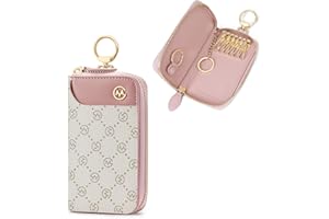 GOLF SUPAGS Portachiavi Porta Carte da Donna in Pelle PVC Portafoglio per Chiavi, Organizer per Denaro Portachiavi Borsa Borsellino