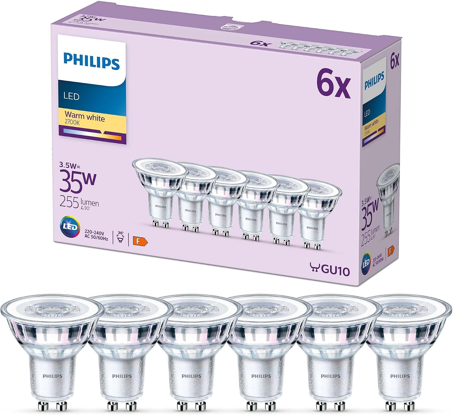 Prise en Main & Utilisation au Quotidien : PHILIPS LED Classic spotlight GU10 6 pack Var