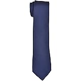 Blacksmith Slim Blue Satin Tie for Men