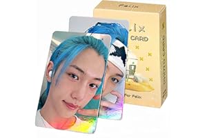 PYAJUU Stray kids Felix Photocards Kpop Stray kids Photocards Merch Felix Lomo Card Gift for Fans Daughter Straykids Birthday Party Decoration 50pcs Felix Poster Card