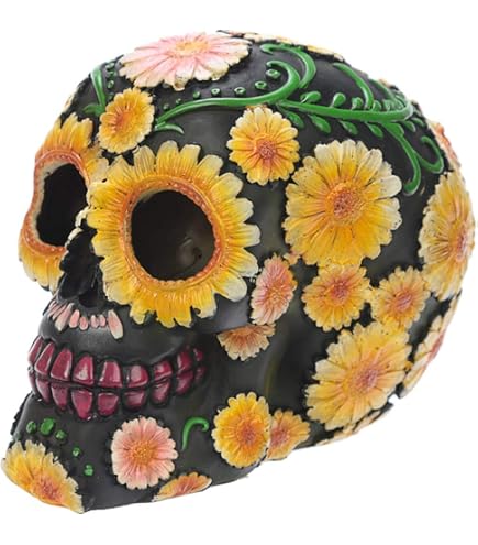 Nemesis Now - Statuetta Ornamentale Teschio Con Cappello A Cilindro E Occhiali - Colore Argento - 3
