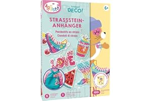 ARTISTA 9342960 Bastelset Strassstein-Anhänger, Kreativset in praktischer Aufbewahrungsbox, DIY-Kit für Kinder ab 6 Jahren