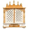 Kamdhenu art and craft Wooden Temple/Home Temple/Pooja Mandir/Pooja Mandap/Temple for Home (Rojali60 Cm)