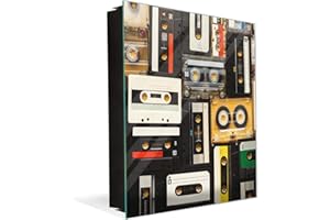 Concept Crystal Key Storage Box with Your Design Glass White Board K10 Audio cassette tapes