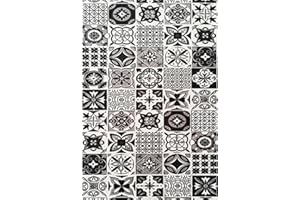 Mani Textile Tapis de Cuisine Carreaux de Ciment