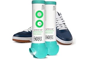 Endees – UpFresh 360° Shoe Deodorant Spray (2x100ml) – Long-Lasting Freshness with Easy 360° Application – Unisex Scent – Neutralising Deoderiser – for Sports, Daily Use, Set of 2