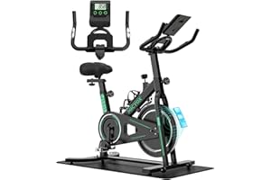 Micyox Cyclette Professionale, Cyclette Magnetica da Camera con Volano da 12kg, Sensore Pulsazioni, Supporto per iPad, Cyclette da Casa