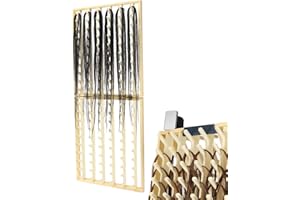 shpuuyy Porte Fils en Bois pour Bobines | Séparateur De Cheveux pour Tressage | Support De Séparation De Cheveux Debout | Support Cheveux Tressage | pour Le Tressage des Cheveux