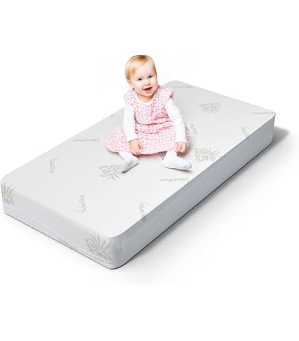 Materasso Culla Sfoderabile Aloe Vera - 60x125cm, Altezza 12cm, Lavabile - Foto 8