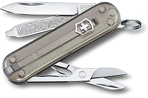 Victorinox, Classic SD, Couteau de Poche Suisse, Multifonction, Léger, 7 Fonctions, Petite lame, Lime à ongles, Tournevis 2,5 mm