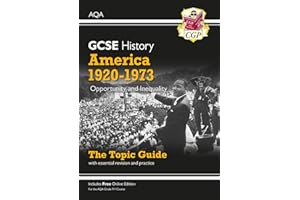 GCSE History AQA Topic Revision Guide - America, 1920-1973: Opportunity and Inequality: for the 2026 and 2027 exams (CGP AQA GCSE History)
