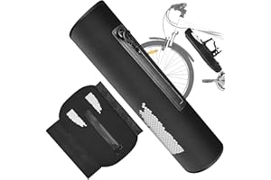 Rigidstone Protezione per Batteria Bici Elettrica, Accessorio in Neoprene per Bicicletta con Striscia Riflettente Accessori Bici Elettrica per Portabici Da 30-42 cm