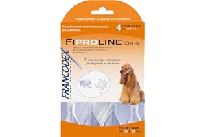 Francodex fipromedic 134 MG - Solution pour Spot-on Chien 10-20 kg x4