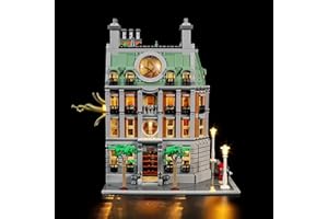 GEAMENT Oświetlenie LED Kompatybilne z LEGO Sanctum Sanctorum 76218 Model do Składania Klocków (Zestaw Modeli Niezawarty)