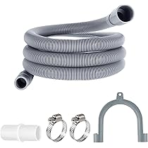 Afvoerslang voor wasmachines Afvoerslang Verlenging 3M x 20mm wasmachineslang Universeel Afvoerslang Verlengset voor wasmachine, vaatwasser, droger