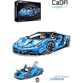 CADA 1:8 Super Car 3842 Par&ccedil;a Teknik Yarış Arabası Yapım Seti Koleksiyon Modeli -C61041W3842P