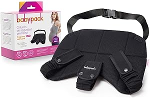 BABYAUTO - Cinturón de Seguridad para Embarazadas en el coche. Recomendando a partir del Segundo Mes del Embarazo. 2 Modos de Instalación. Lo podrás usar con Pantalón, Vestido o Falda
