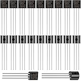 Weewooday 20 Stück DS18B20 IC Temperatursensor Digitales Thermometer 1-Wire Schnittstelle Technologie mit 3 Poligem TO-92 Kom
