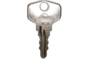 Roto TS8215 Original Key 1G1 Small 37 mm for Lockable Handles Rotoline, Silver, 37 mm