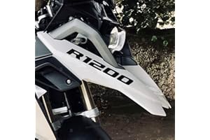 BLACK DOVES GRAPHICS 2pcs Aufkleber R1200 kompatibel für Motorrad BMW R1200GS R 1200 GS Adventure (Schwarz)