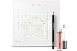 KIKO Milano Holiday Première Matte Desire Lips Gift Set 01 | Lippen-Geschenkset: Ultramatter Flüssig-Lippenstift Und Passender Lippenkonturenstift