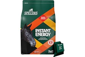 SPILLERS Instant Energy Horse Supplement (3kg) Energy Boost for Horses and Ponies, Ideal Performance Supplement for Training and Competitions - 30 Day Supply Horse Supplements
