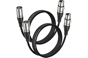 EBXYA Cavo XLR Cavo XLR da maschio a femmina Cavo per microfono da 1m