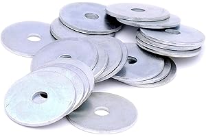 SINGULARITY SUPPLIES M5 (5mm x 25mm) Flat Repair Washer (Large OD) - Steel (Pack of 20)