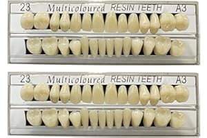 HRASY Lot de 56 fausses dents en résine synthétique - 23 A3