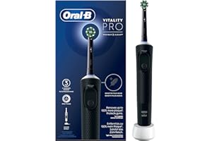 Oral-B Spazzolino Elettrico Ricaricabile Vitality Pro Nero, 1 Testina. 1 Spazzolino