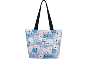 HAWEE Tragetasche mit Reißverschluss für Damen, Netztasche, strapazierfähig, lässig, Anti-Wasserstoff, Schultertasche, Handtasche im Freien