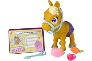 Simba - Pamper Petz Pony, 105950009S06, +3 anni, 24 cm, con accessori, gender reveal, certificato di adozione