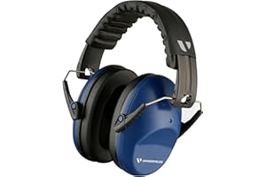 Vanderfields Proteccion Auditiva Niños - Protectores Auditivos Cascos Ruido Orejeras Antiruido Mujeres - Compacto y Plegable Protectores Auditivos Ruido - Cascos Protección Auditiva de Audición