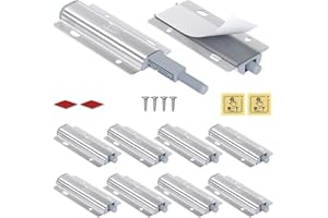 Iman Puerta Armario Presion Magnetica Jiayi 8 Pcs Push Open Metal Pestillo Magnetico Amortiguador Cierre Sujetar Puerta de Madera para Cocina Sujeccion Cajon Cerradore Mueble Cerrojo Iman Cerradura