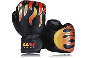 ‎LUNIQUZ Luniquz Kinder Boxhandschuhe, Box-Handschuhe für Kinder von 3-16 Jahre Training Gloves 4OZ 6OZ 8OZ zum MMA, Muay Thai, Kickboxen und Sandsack Sport