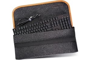 Jiakalamo Sac de Clavier d'ordinateur - Rangement de Clavier mécanique rembourré - 3 Choix - Anti-poussière -