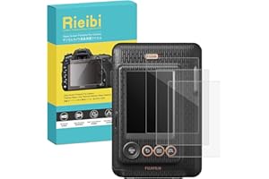 (3 paczki) Rieibi folia ochronna na ekran do aparatu cyfrowego Fujifilm Instax Mini Liplay, 0,33 mm twardość 9H folia ze szkła hartowanego do Fuji Liplay przeciw odciskom palców odporna na zarysowania bardzo przezroczysta