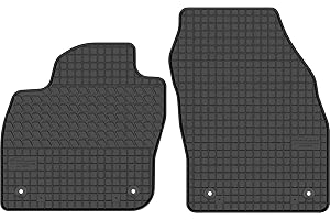 MOTOHOBBY Gumowe dywaniki przednie gumowe zestaw dywaników do VW T-Cross (2018-) - 2-częściowy - dokładnie dopasowany