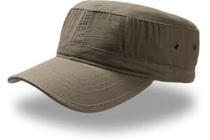noTrash2003 Bawełniana czapka wojskowa bawełna czapka wojskowa Havanna, oliwkowy, jeden rozmiar