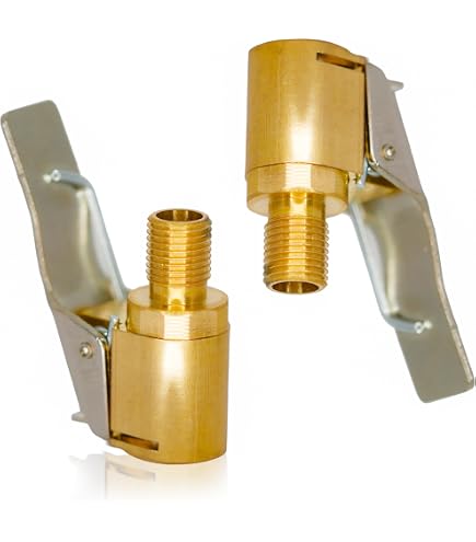 Adapter fr Fahrradpumpe  Zubehr fr schnellen Anschluss ohne Auslaufen,  Zubehr fr Luftpumpe mit Manometer und Aufsatz fr den Reifenfller,  Zubehr fr Kompressor Fahrzeug Wohnmobil : Amazon.de: Auto & Motorrad