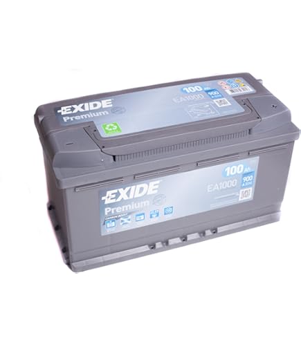 Exide EA1000 Premium Car Battery -12V 100Ah, 5 Years Warranty