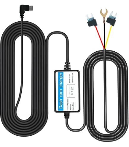 Hardwire Kit USB-C Per Dash Cam – 3,5m Con Protezione Da Bassa Tensione E Modalità ACC Per Auto SUV - copertina