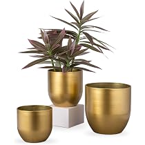 Notakia Blumenvase In Fußform – Goldfarbene Keramik, Ca. 21x9x10,5 Cm, Für Sukkulenten & Deko