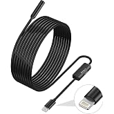 Microcase Iphone Lıghtning Endeskop Kamera Led Su Ge&ccedil;irmez 5 Metre Borescope Yılan Kamera AL4196