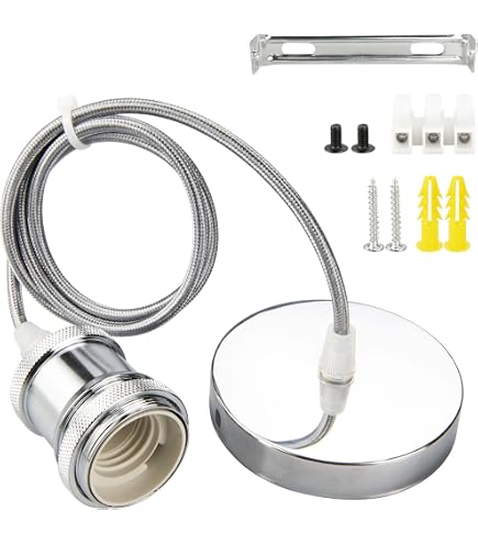 Lampada a sospensione da soffitto con struttura in filo metallico da 30