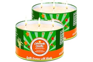SACEMONTIC Citronella Kerze Outdoor Groß, 2 x 400g Outdoor Kerze Natürliche Sojawachs Zitronengras Citronella Kerzen mit 3 Docht, Zitronella Kerze für Garten | Camping | Picknicks | 160 Stunden Brenndauer