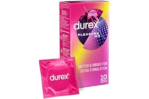 Durex Pleasure Me Kondomer i naturligt latexgummi, 10 st