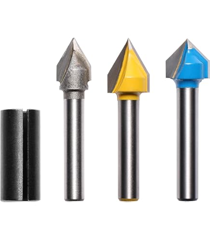 10pcs 1/8 Shank V Scanalatura Router Bit 30 40 Gradi PCB Fresa 3D Carburo Di Tungsteno V Forma Punte For Incisione ( Size : 10pcs 30x0.1mm - Foto 7